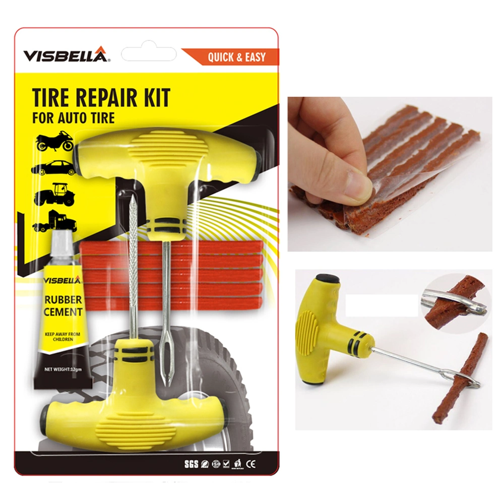 Visbella Fix для ремонта шин в резиновую цемента идеально подходит для грузовых и легковых автомобилей и мотоциклов
