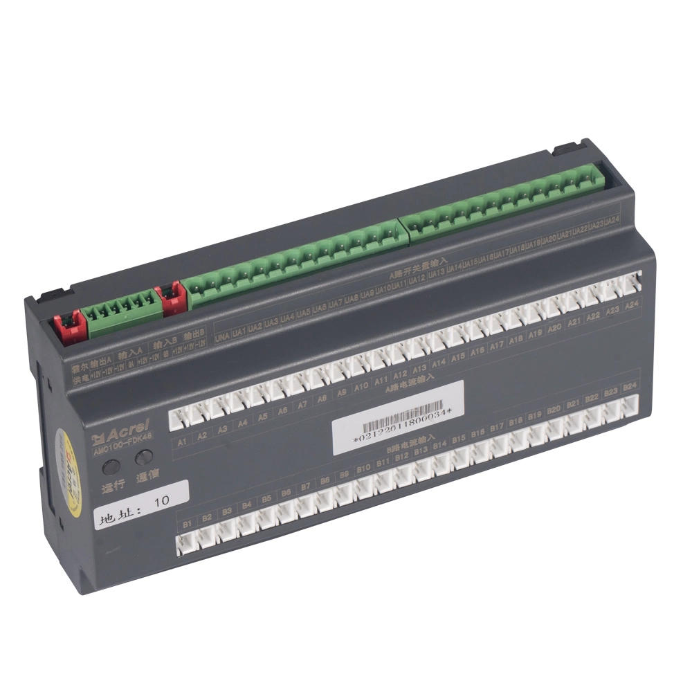 Acrel Amc100-Fdk48 AC Multi-Circuit DIN Rail Monitoring Device with 48 Branch Full Electric Parameter and 1RS485 for Data Cent