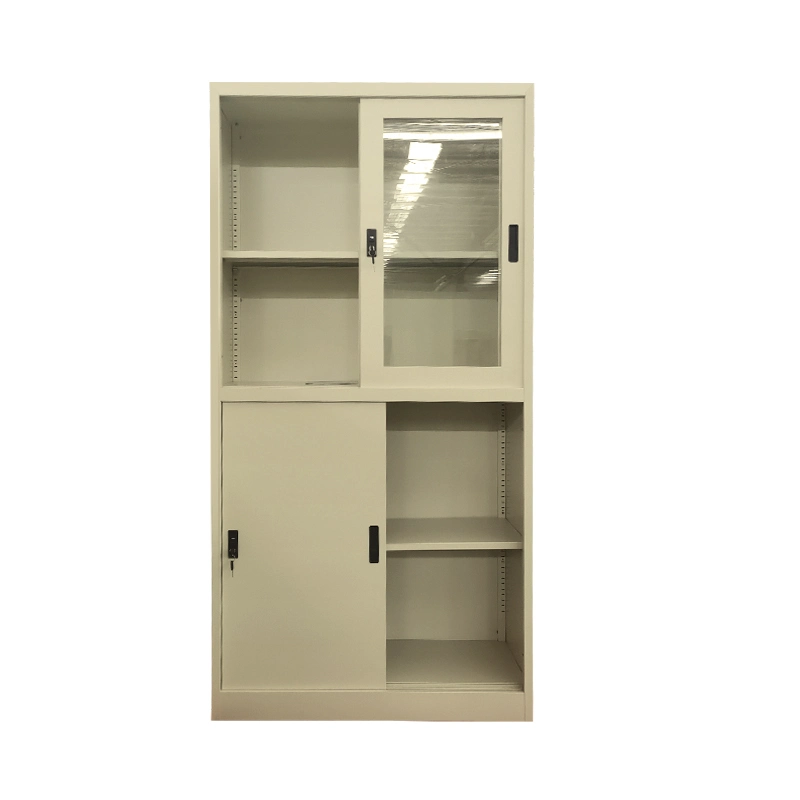 China Top Sale Sliding Glass Door Cupboard File Cabinet for Office