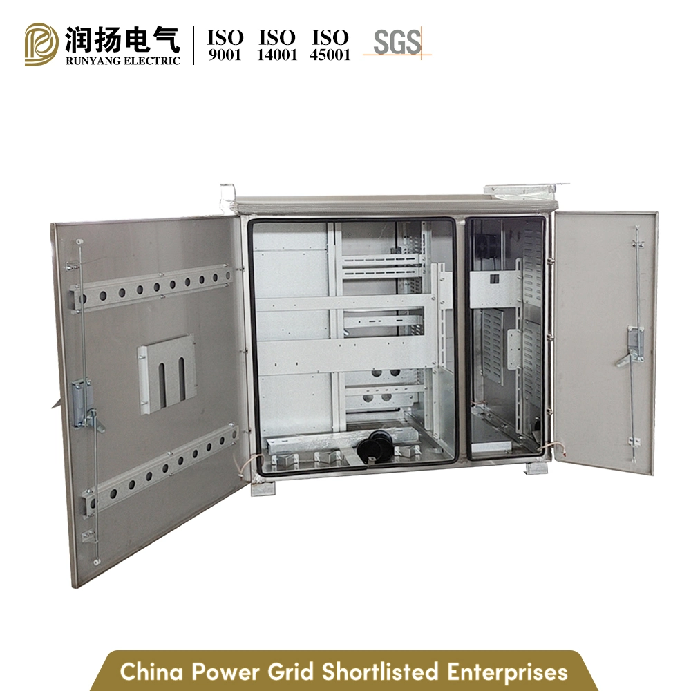 Jp Stainless Steel Distribution Box Outdoor Transformer Integrated Distribution Cabinet Large Glass Jp Cabinet Three-Phase Power Meter Box