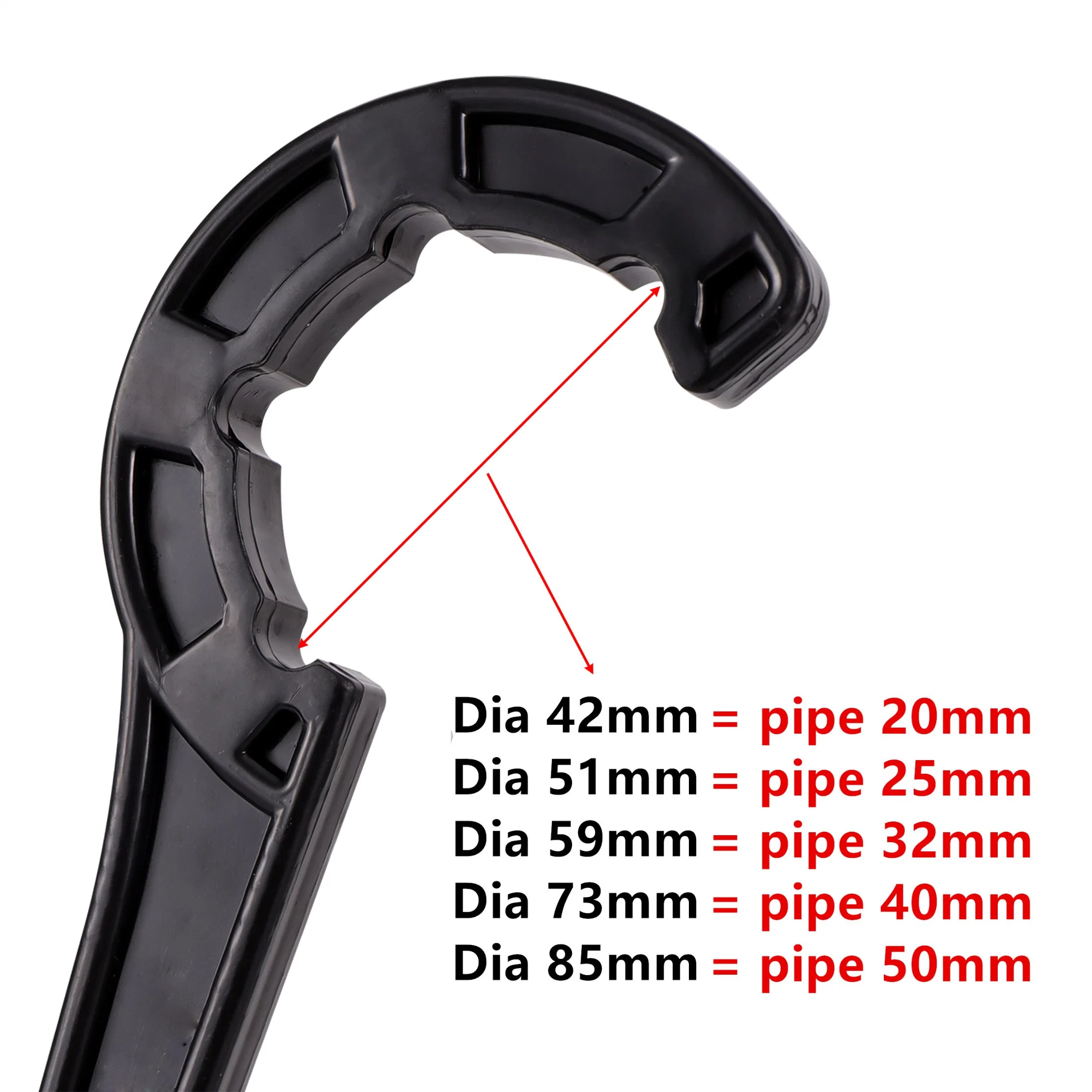 20/25/32/40/50mm PE Pipe Fast Connector Compression Fitting Wrench PVC Tube Valve Lock Nut Irrigation Tubing Repair Tool Wrench