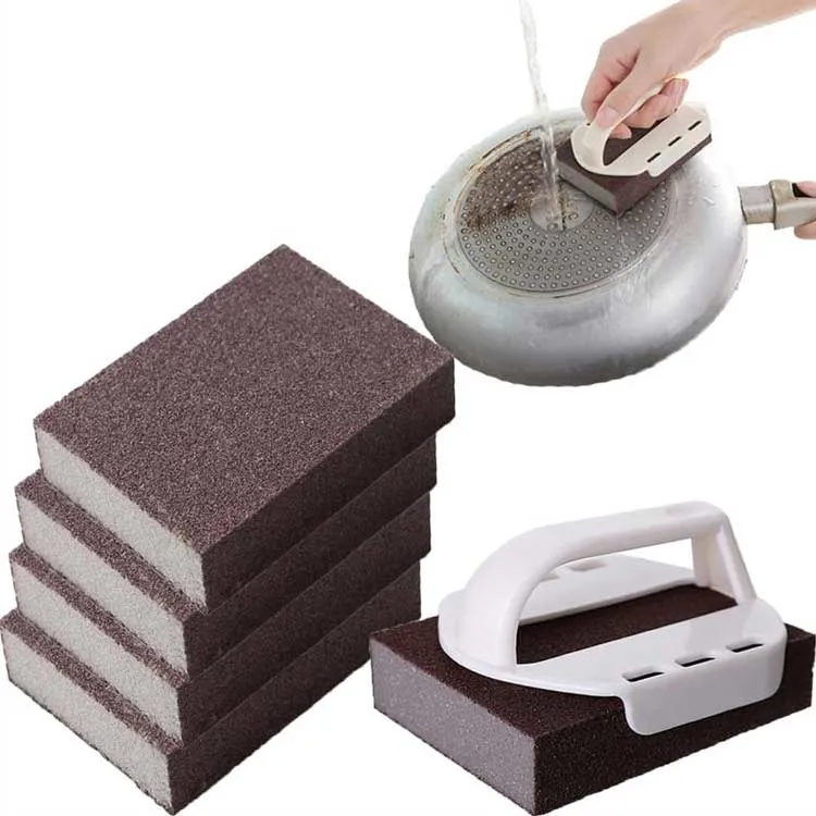 Dishes Washing Pot Emery Sponge Double-Sided Sponge Block Daily Necessities Dishwashing Sponge