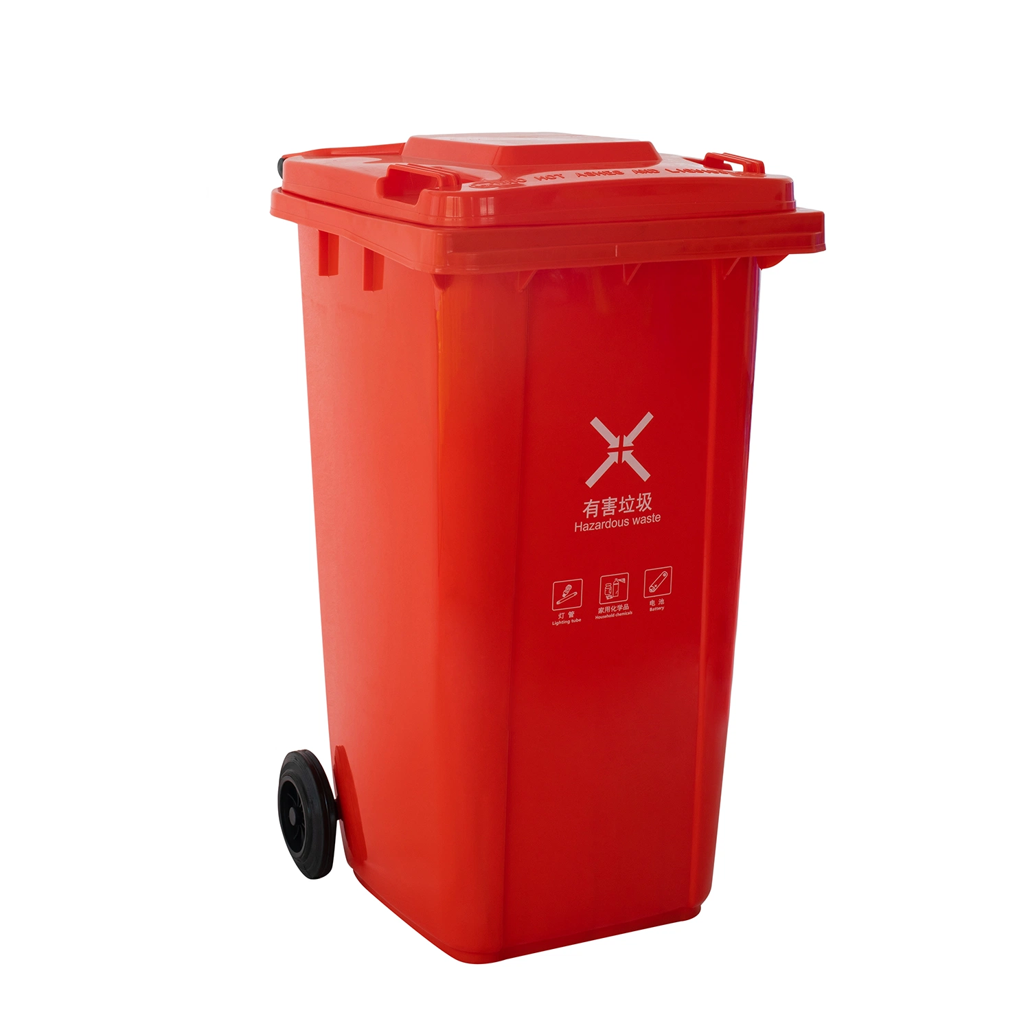 100/120/240 Liter Großhandel/Lieferant China Outdoor Public Street Recycle HDPE 2 Räder Mülleimer Plastikmüll/Müll/Wheelie/Abfall/Mülleimer