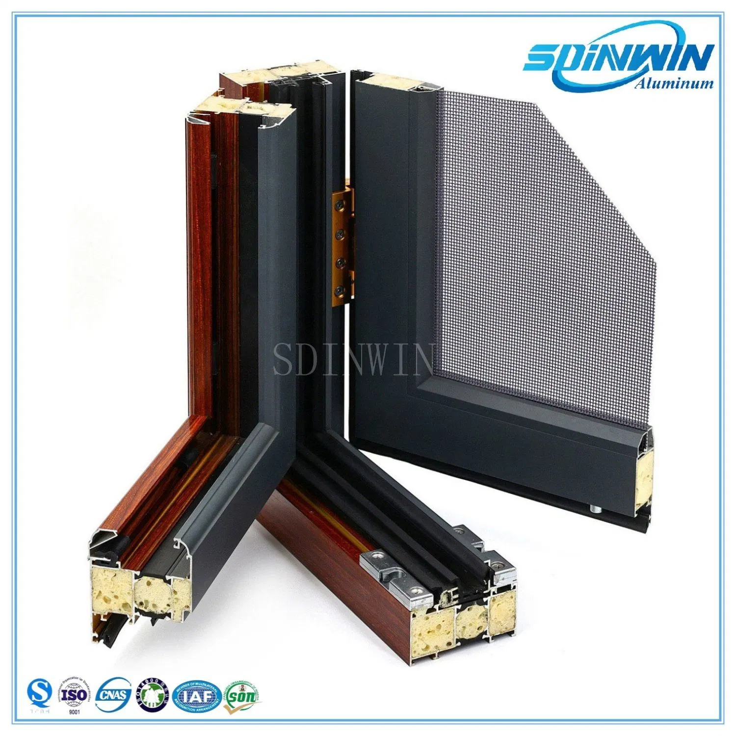 6063/1 Konstruktion Extrusionsaluminiumprofile