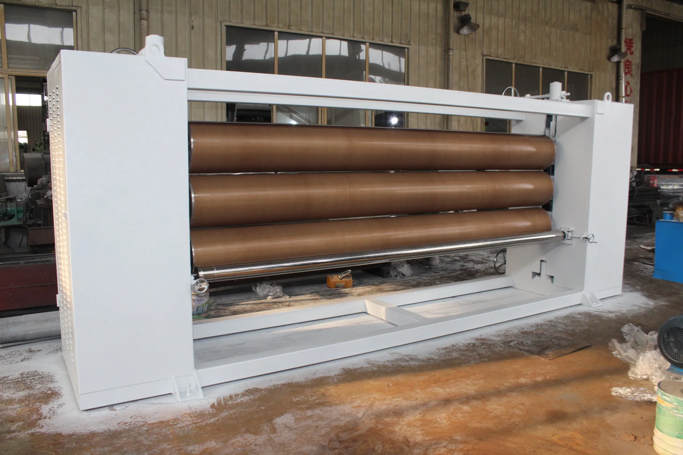 The Machine Produces Non-Woven Felt Geotextile to Achieve The Surface Finish and Flatness of The Ironing Machine