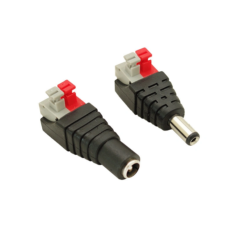 Male and Female DC Power Connector Plug for CCTV Camera (AF01)