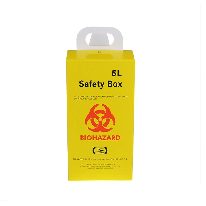 5 L Medical Disposable Sharps Container Safety Box Hospital