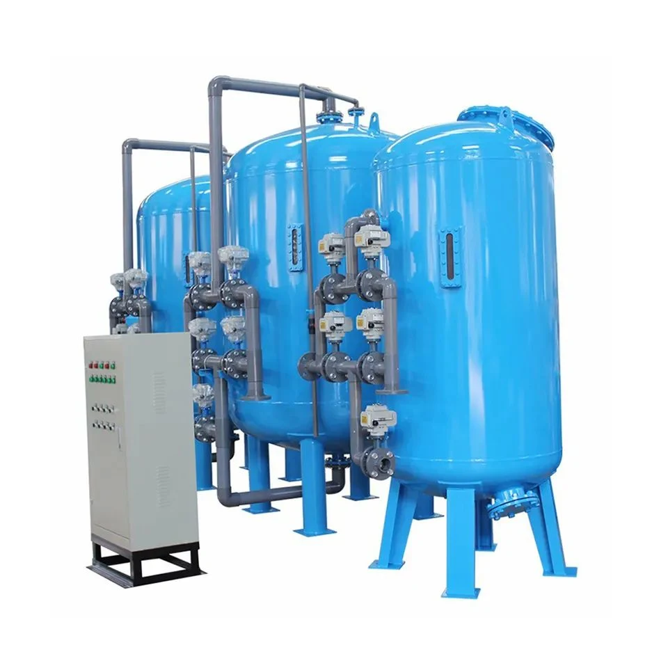 New Customized Automatic Backwash Sand/Carbon Filter with Frame 5 Micron Water Filter