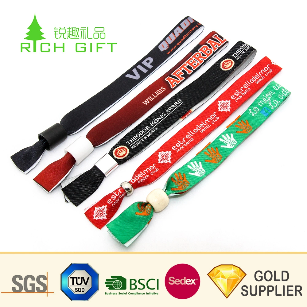 Factory Direct Sale Custom Polyester Adjustable Key Holder Wristbands with Cell Phone Strap