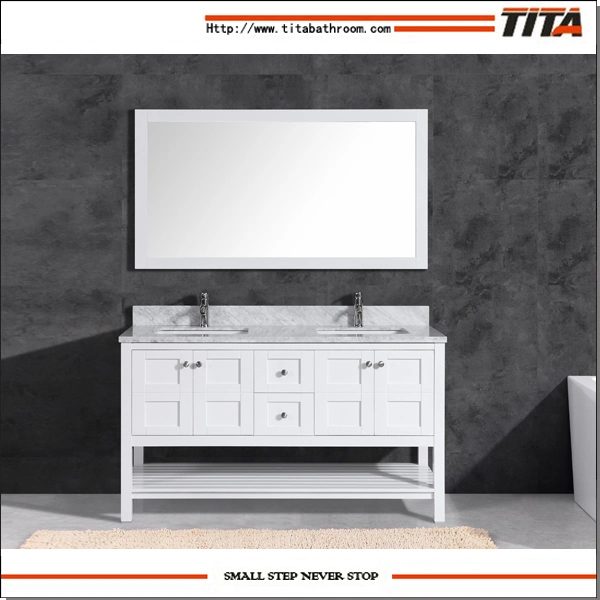 Marble Top Modern Bathroom Vanity T9303-60W