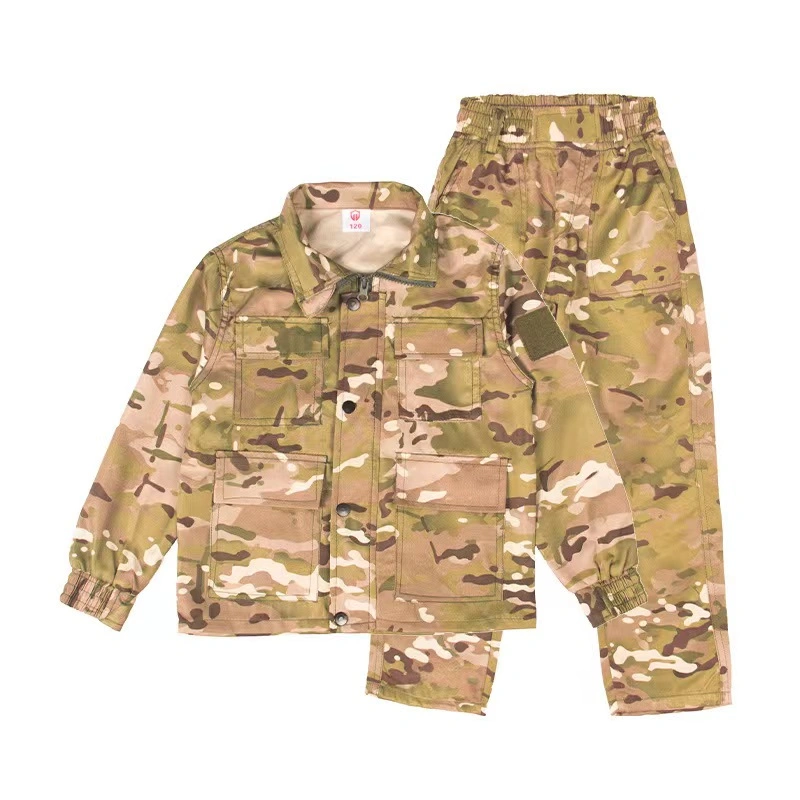 Children Camouflage Suit Outdoor Training Military Uniform