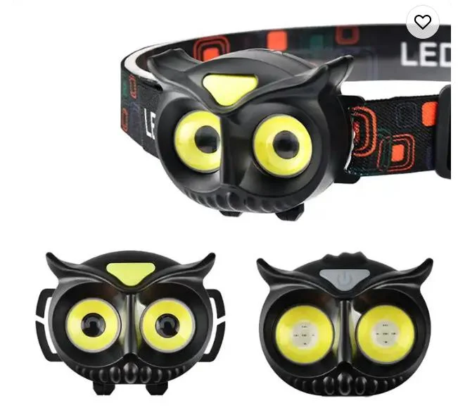 Portable Rotating Hunting Lights Magnet Flashlight Type-C Rechargeable COB LED Headlight Headlamp