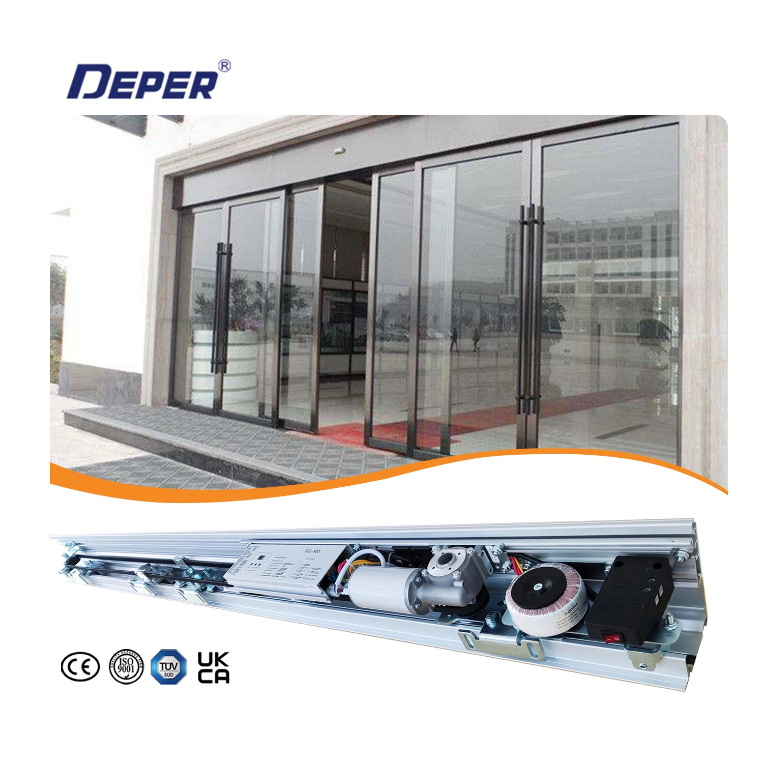 DSL-800 Digital Display Controller Automatic Glass Sliding Door Operator/Kit CE &TUV Certification