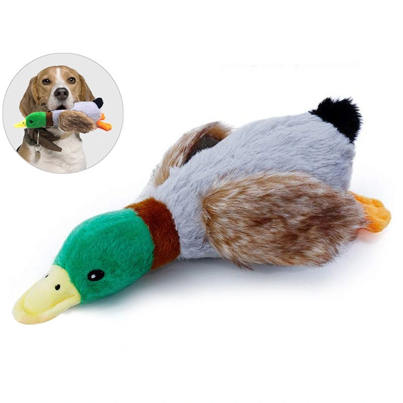 Pet Toys Plush Noisy Ducks Dog Toys Simulation of Wild Ducks Pet Supplies
