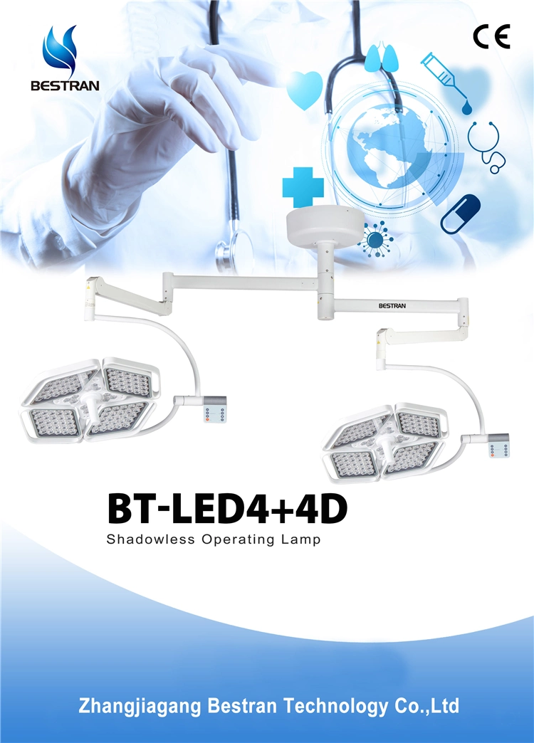 Analog Dimming Function Surgical Room Double Heads LED Operating Lamp Ot Lights