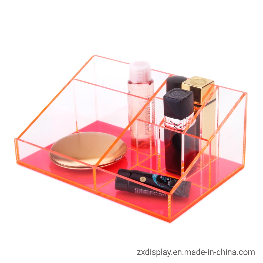 Acrylic Neon Color Cosmetics and Beauty Tools Storage Box