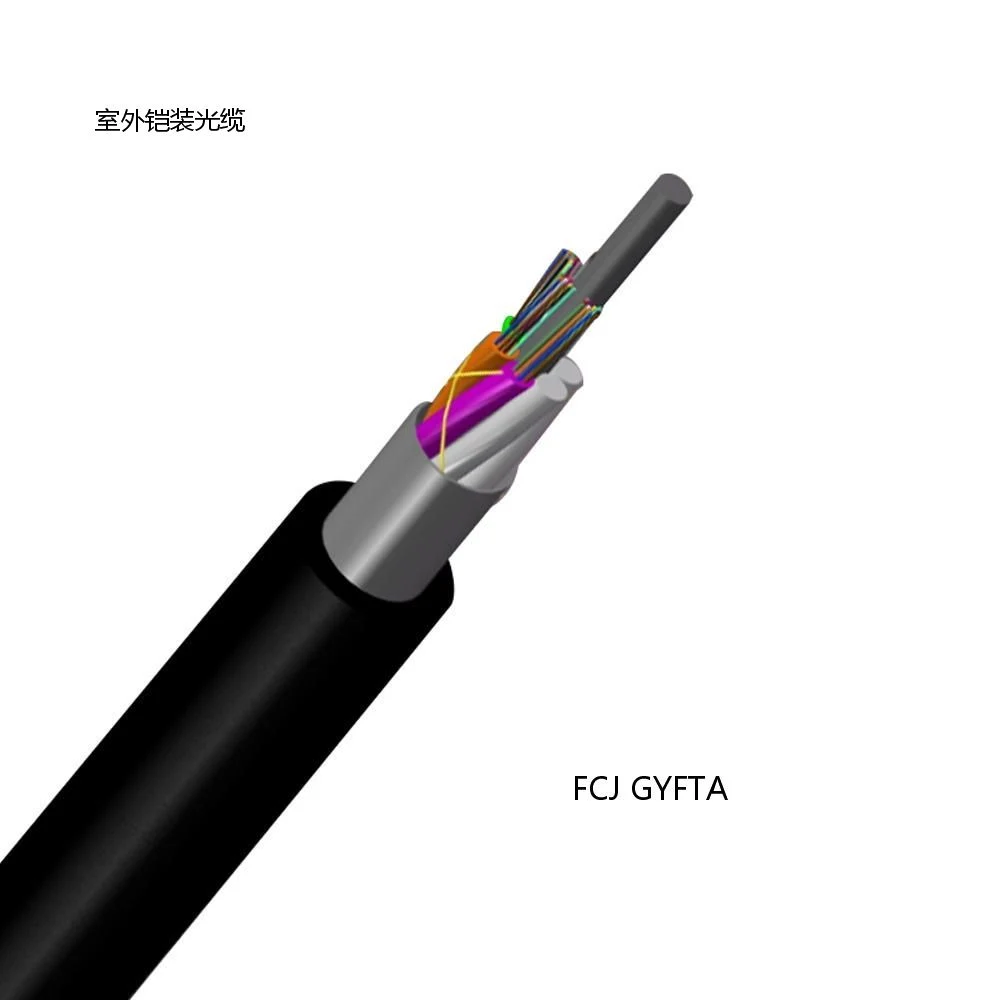 FTTH Outdoor Drop Optical Fiber Cable Gyfta 144b1