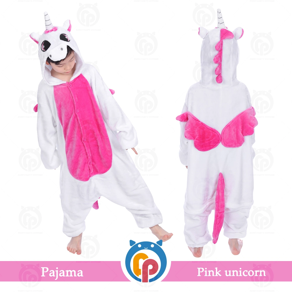 Baumwolle Tier Custom Make Langarm Einhorn Pijamas Schlafbekleidung