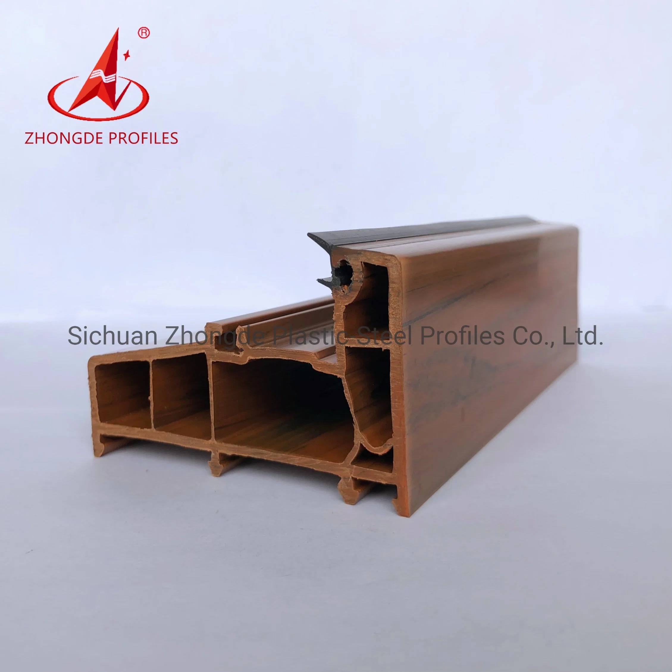 Zhongde High quality/High cost performance  Sound Proof PVC/Plastic Profile for Window and Door