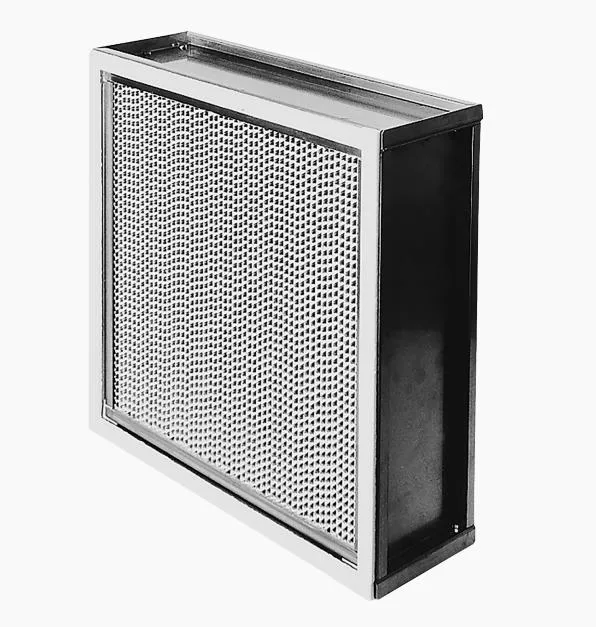 Glassfiber Media High Temperature HEPA Filter with SUS Frame and Aluminum Separators