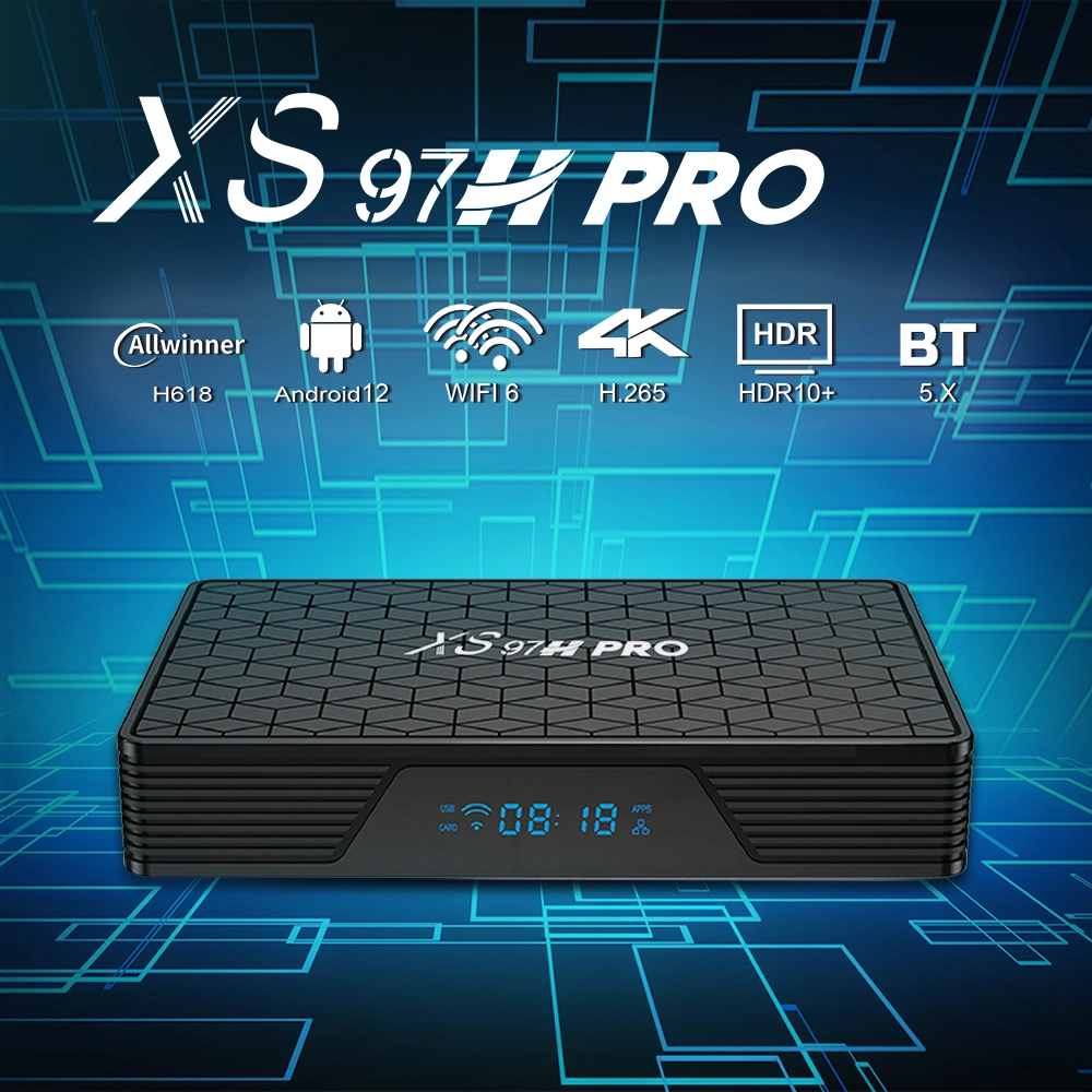 Xs97h PRO Android 12 Internet 6K Ultra TV Box