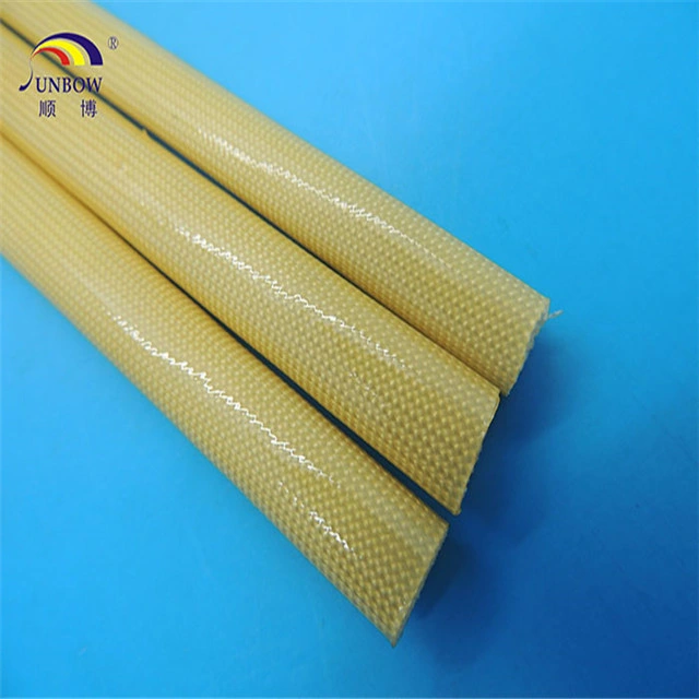 F Grade Polyurethane Coated Fiberglass Sleeving / PU Coated Insulation Sleeve