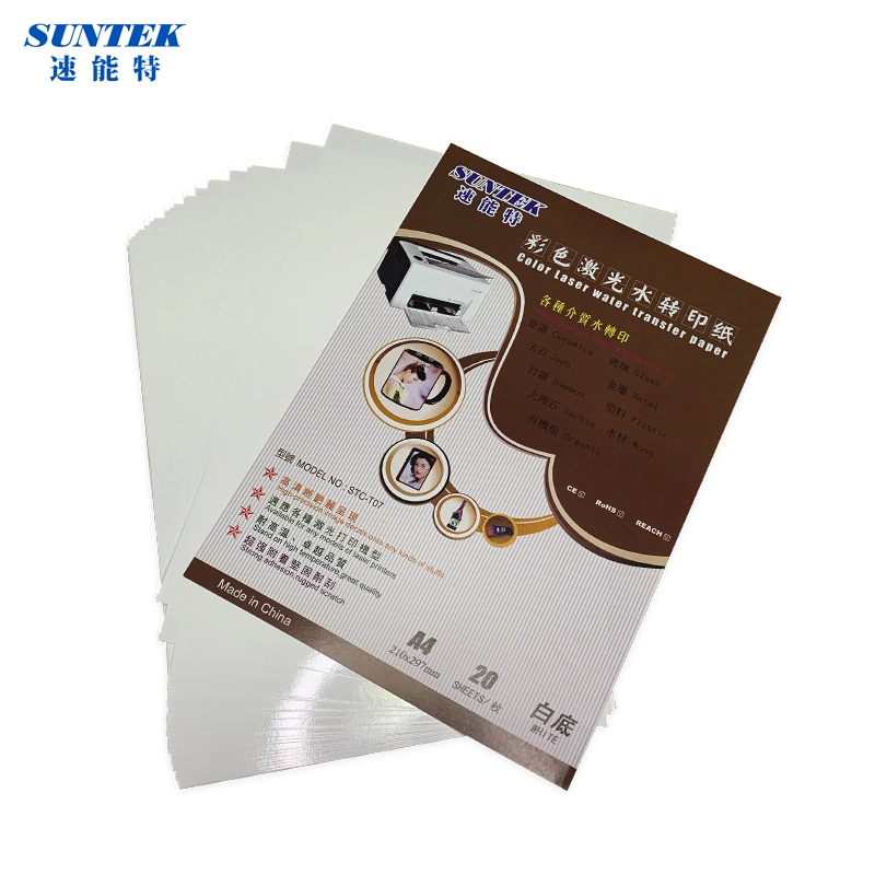 Suntek A4 Größe Wasser Wärmeübertragung Druck Papier Sublimationspapier