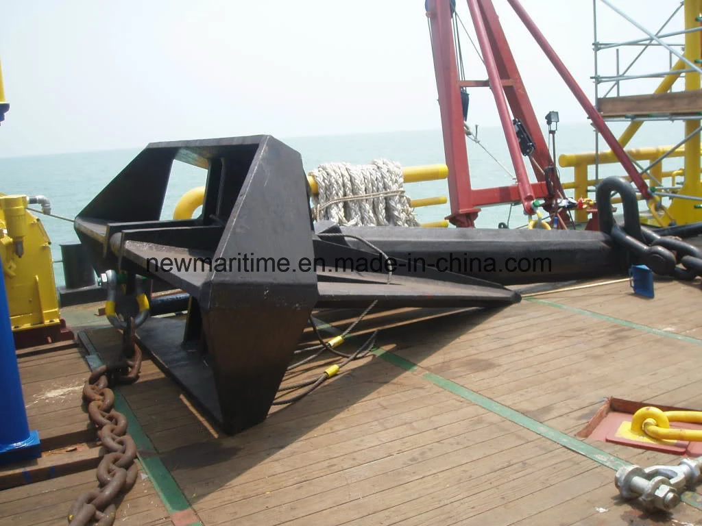 Black Print Marine Hardware Ship Boat Delta Anchor