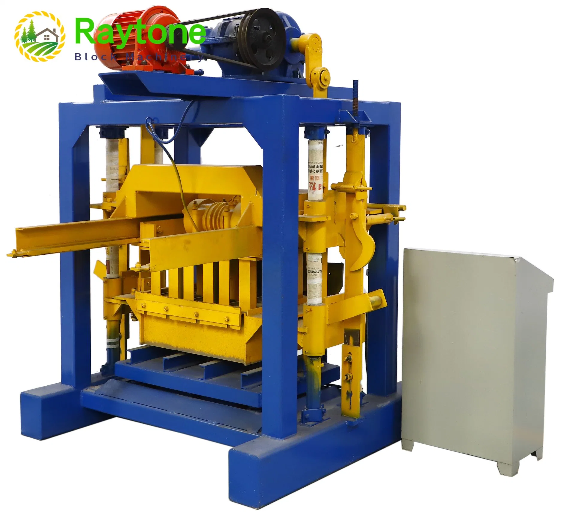 Qt4-40 Vibration Molding Hollow Brick Making Machine Manual Concrete Block Making Machine Price