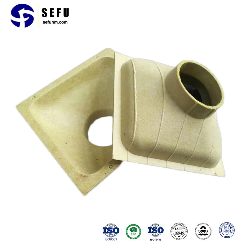 Sefu papel China de fábrica de manga vertical de los sistemas del bebedero de papel de aleta de la caja del filtro de fundición de hierro accesorios para tuberías de fundición de espuma perdida