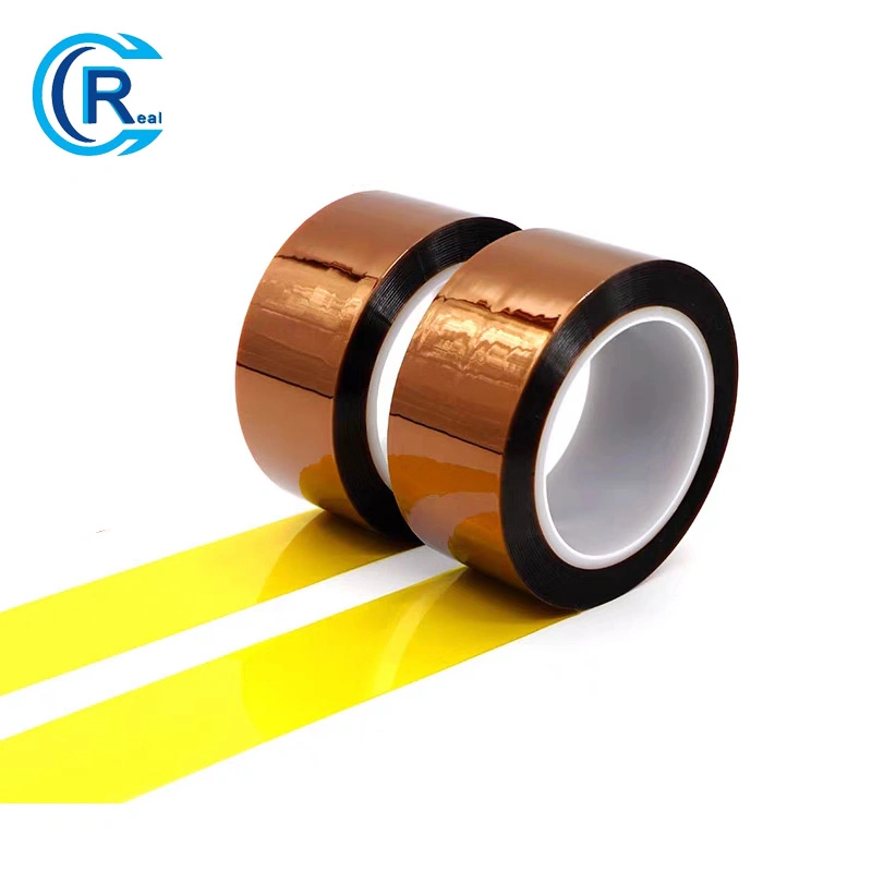 Die Cut Battery Insulation Tape Brown High Temperature Resistant Stamping Polyimide High Temperature Tape