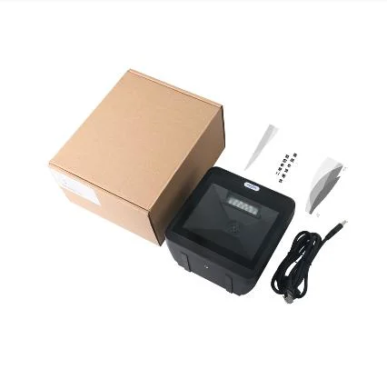 Hot selling desktop 1d 2d image scanning platform sanner payment box flatbed scanner QR Code Barcode Scanner