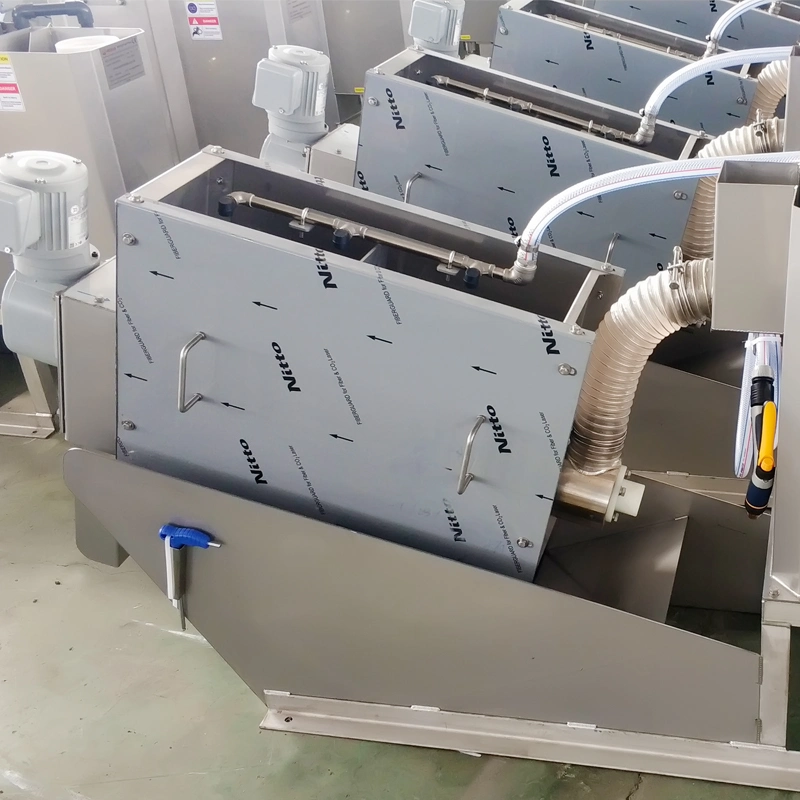 Cost-Effective Sludge Dewatering Machine Screw Press Sludge Dehydrator Device