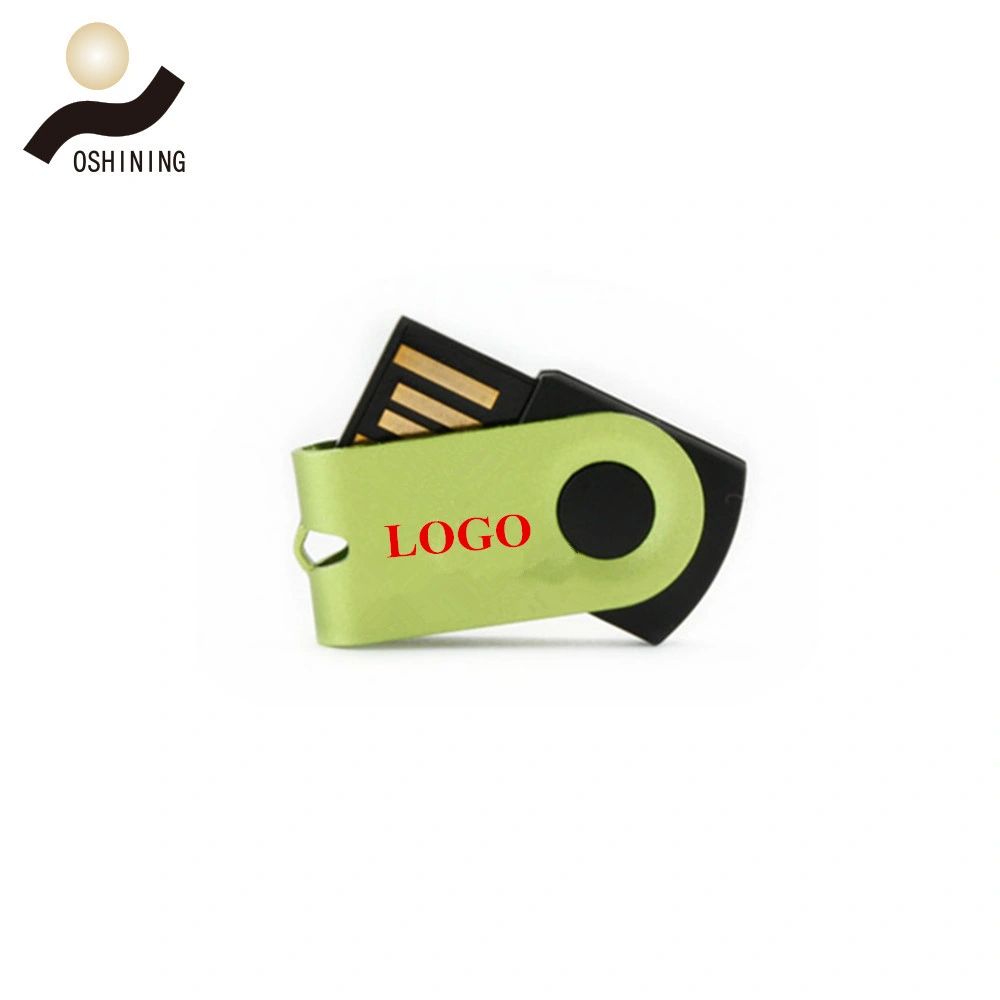 Promotional Custom Logo Stick Mini Swivel USB Flash Memory Drive