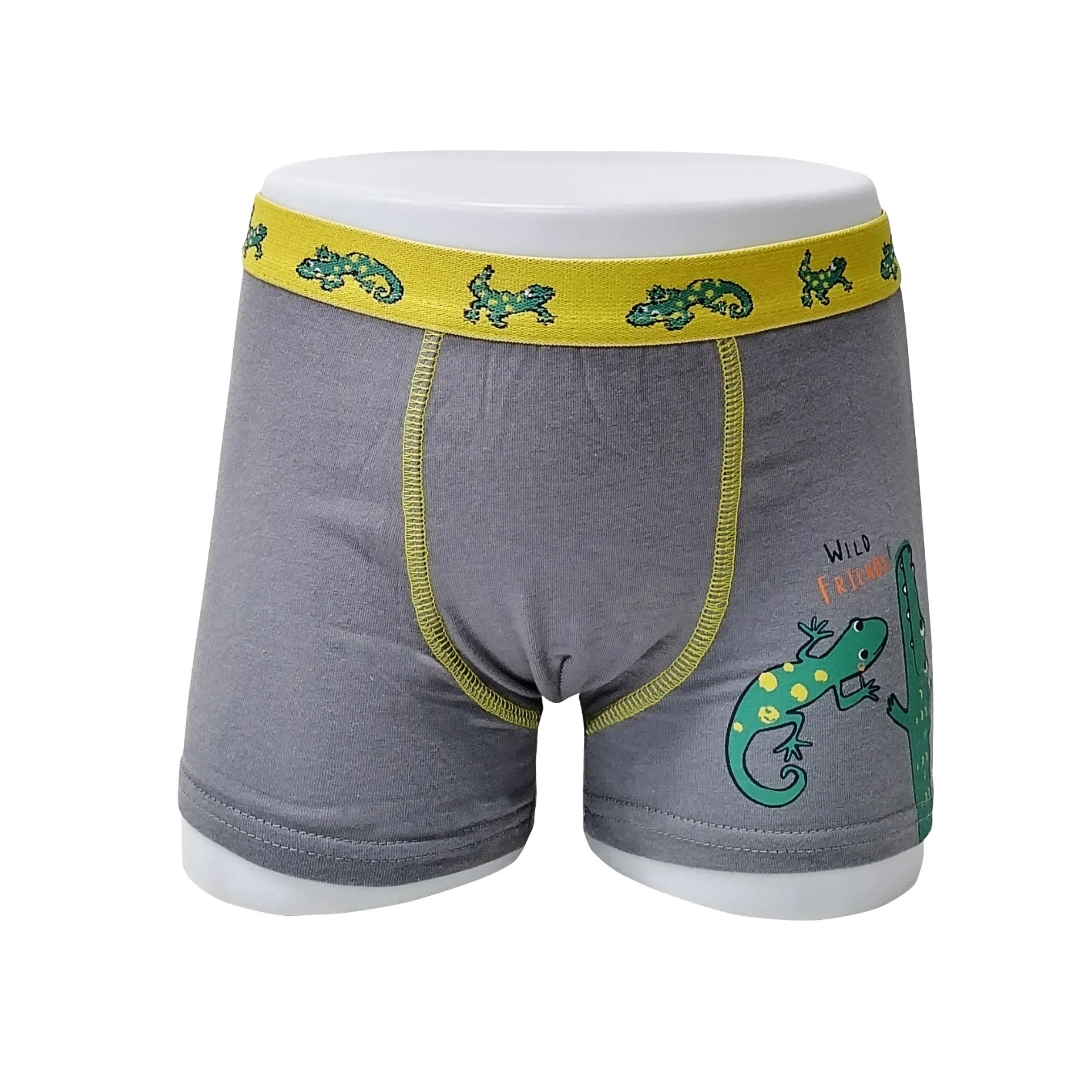 Multi Color Custom Logo Design Cotton Spandex Boy&prime; S Underpants