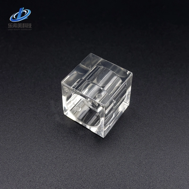 Acrylic Top Transparent Cosmetic Cap Plastic Lid Packaging Perfume Bottle Closer Customized for Glass Bottle