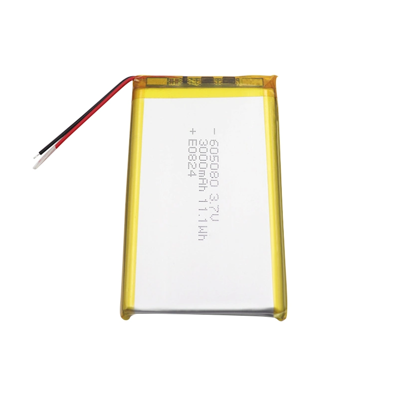 High Capacity Battery 3000mAh 605080 3.7V Rechargeable Li-ion Polymer Battery for Doorbell/Lamp