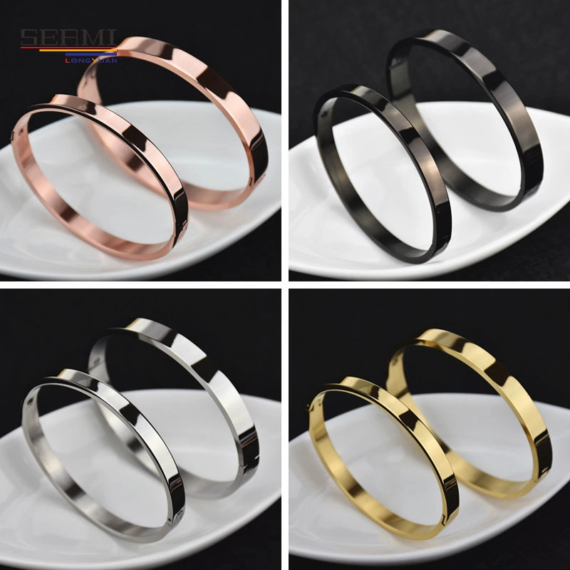 S925 Silver Fashion Jewelry Couple Open Bracelet