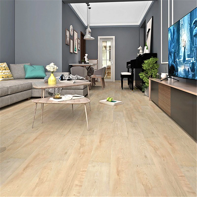 Foshan Factory Waterproof Spc Flooring Warm Color Wood Texture Plastic Vinyl Flooring