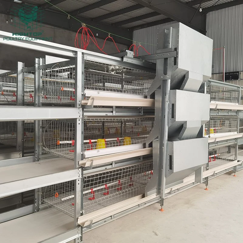 H Frame Battery Cage System for Meat Chicken Broiler Chicken Cage for Sale