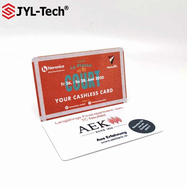 Standard-Größe CR80 Kunststoff NFC-Karte mit Custom Design ICODE Slix 1K-Bit-RFID-Karten