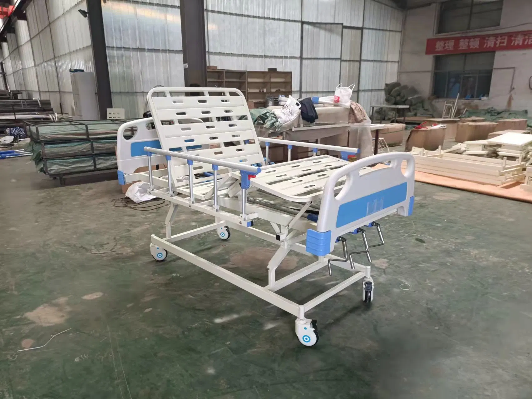 Manufacture Patient Products Home Care Nursing Multifunction Cheap Hospital Bed Medical Equipment