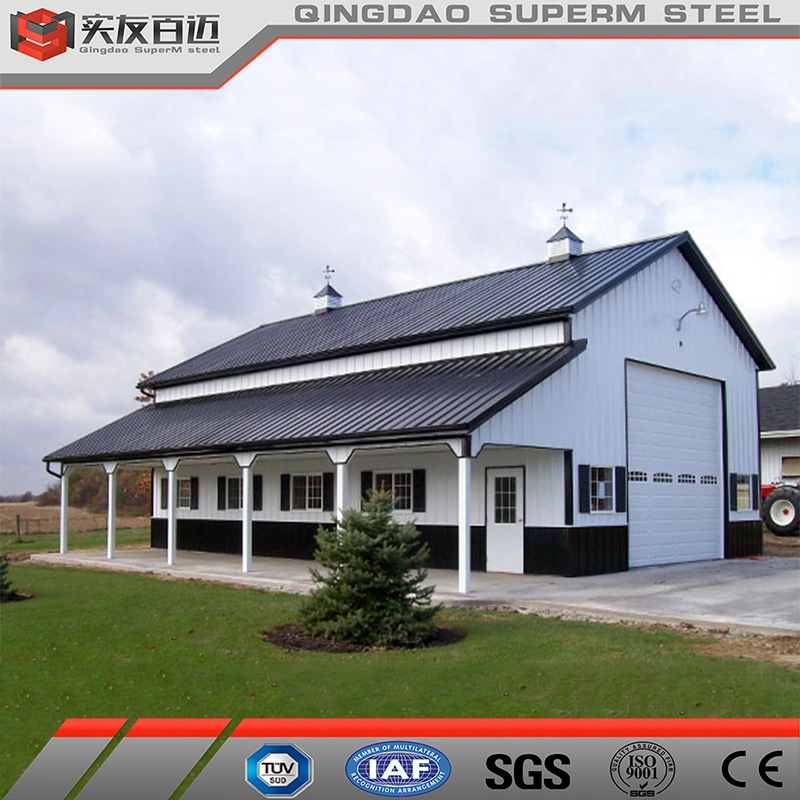 Metallbauunternehmen Stahlbau Gebäude Prefab Construction Barndominium Home/Barn