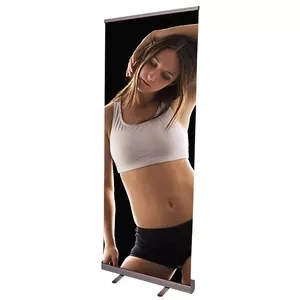 Cheap Aluminum Roll Screen Stand Retractable Banner