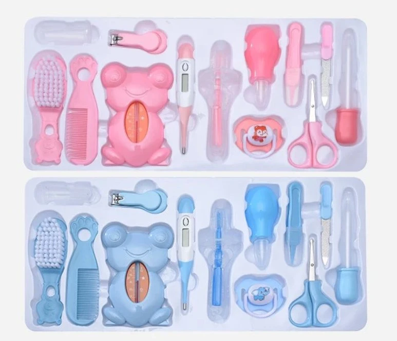 13 PCS High Quality Non-Toxic Baby Healthcare and Grooming Set New Born Care Tools Accessories Kit Gift Boxes