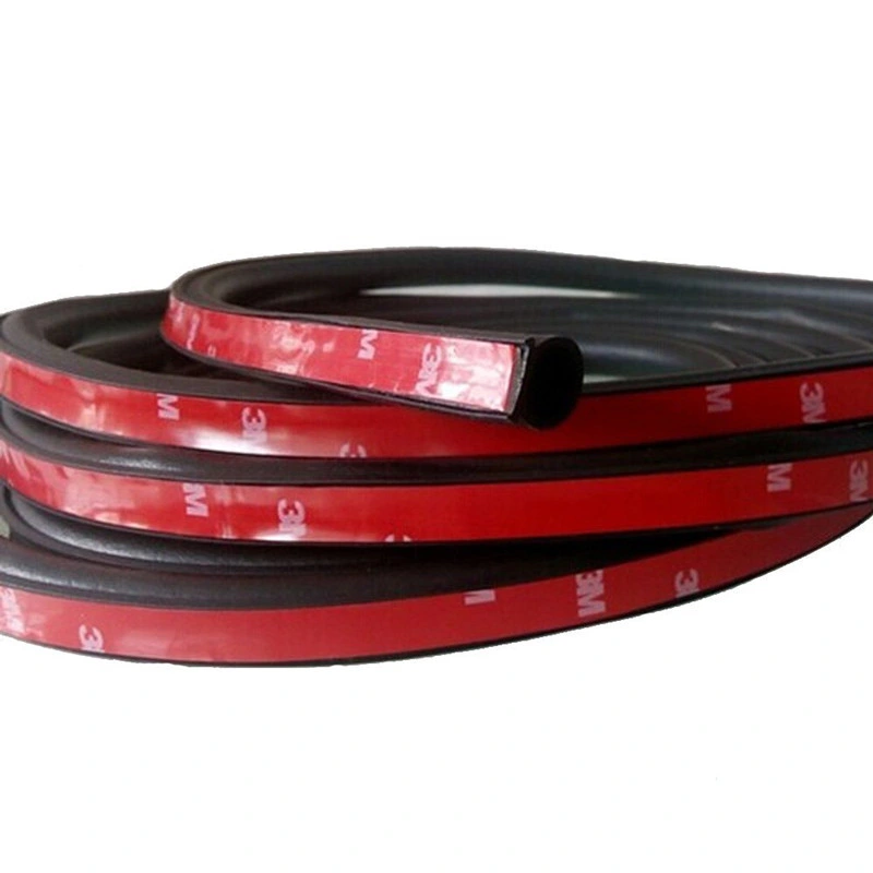 D Shape Auto Door Noiseproof Rubber Seal Strip