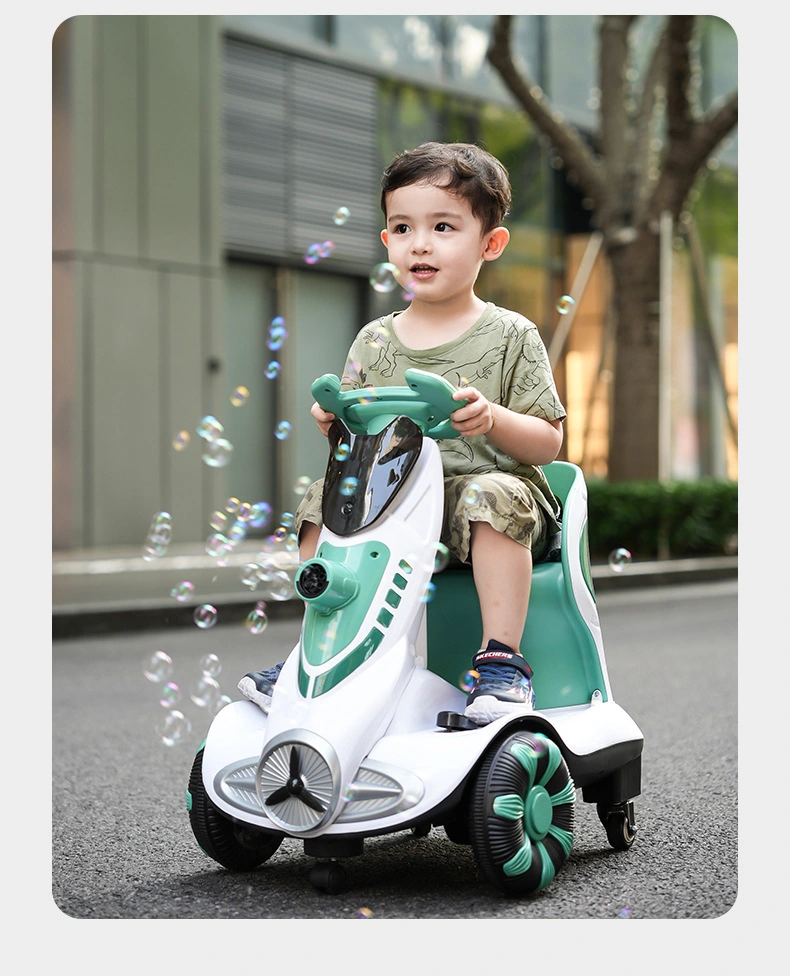 Hot Selling Children's Electric Balance Car Bubble Electric Toy Car Boys and Girls Can Sit Toy