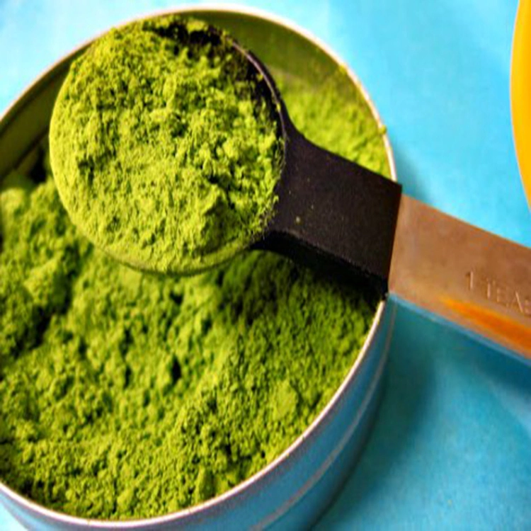 Matcha Green Tea Powder OEM Private Label für Abnehmen Gewicht Verlust Gesunder Tee Pulver Himbeere Geschmack Heißen Verkauf