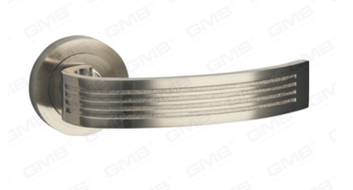 Cerradura de puerta Mortise/Zamak/aleación de zinc/Mango de puerta de aluminio con roseta redonda (Z01041)