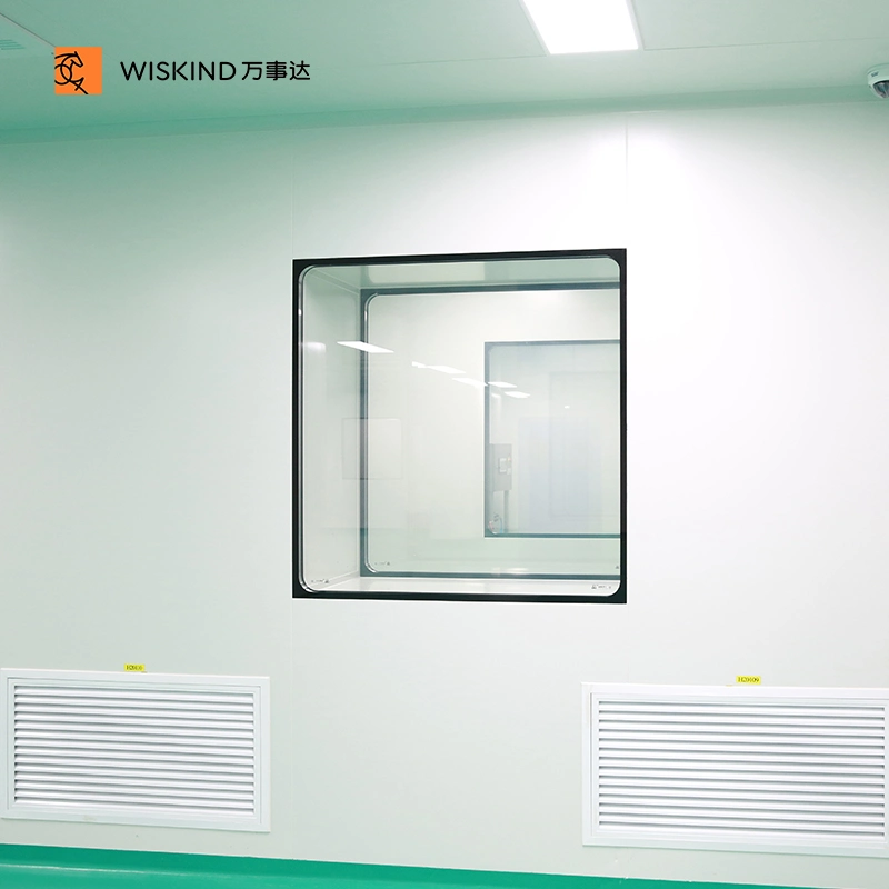 50mm High-Strength Aluminum Alloy Cleanroom Window for Pharmaceutical Laboratory and Food Workshop with ISO9001